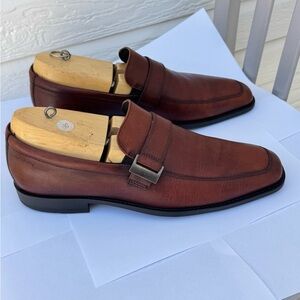 Men's Brown Leather Loafers
